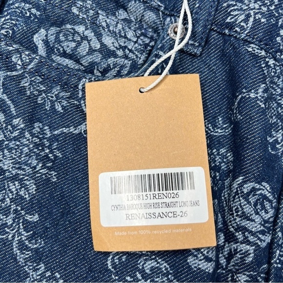 Reformation Cynthia High Rise Straight Jeans Size 26 - Picture 9 of 10